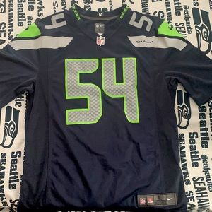 Navy blue Bobby Wagner jersey size Mens Large. Worn 2 times.